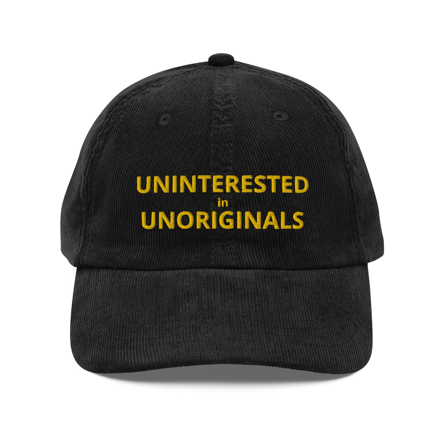 Uninterested in Unoriginals Vintage corduroy cap