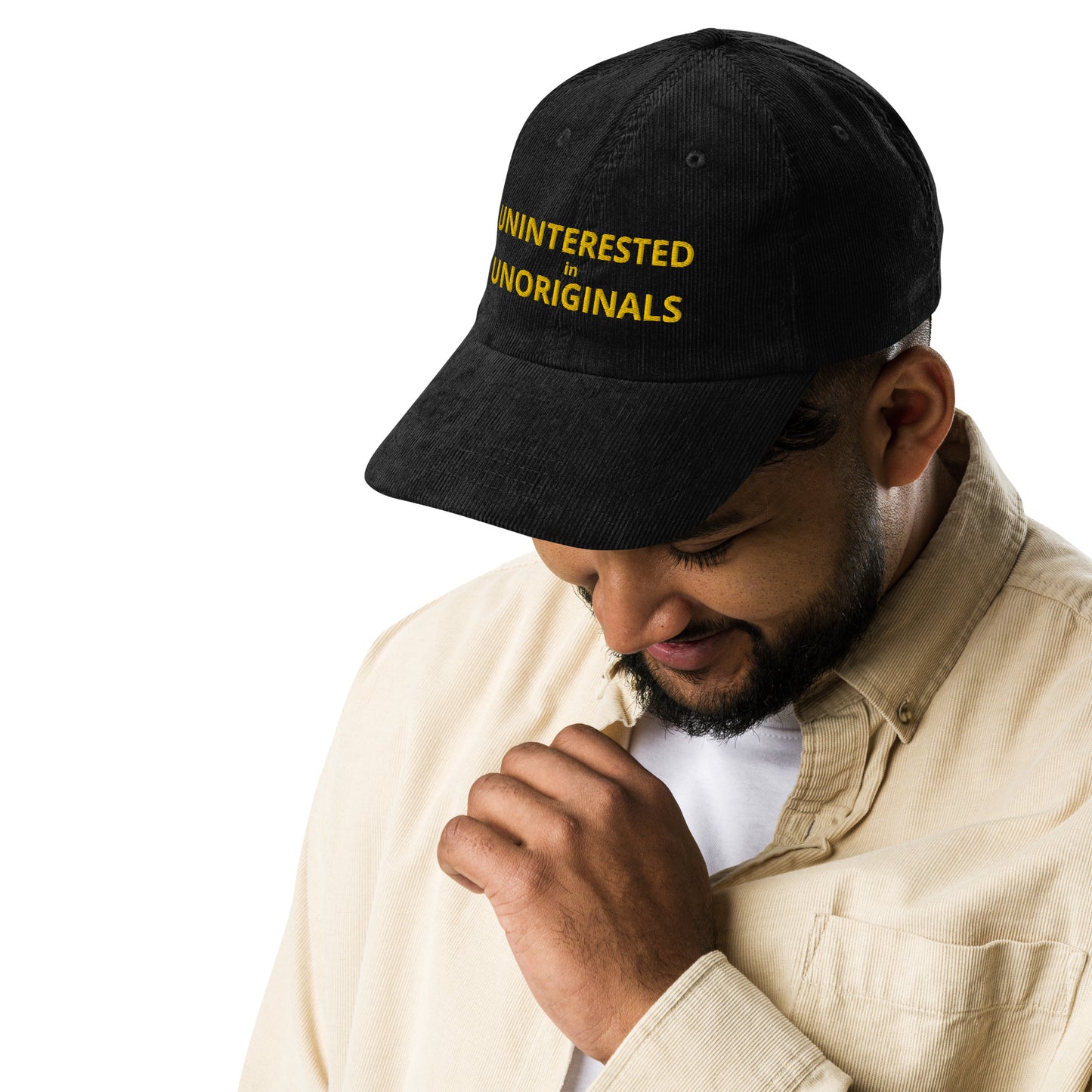 Uninterested in Unoriginals Vintage corduroy cap