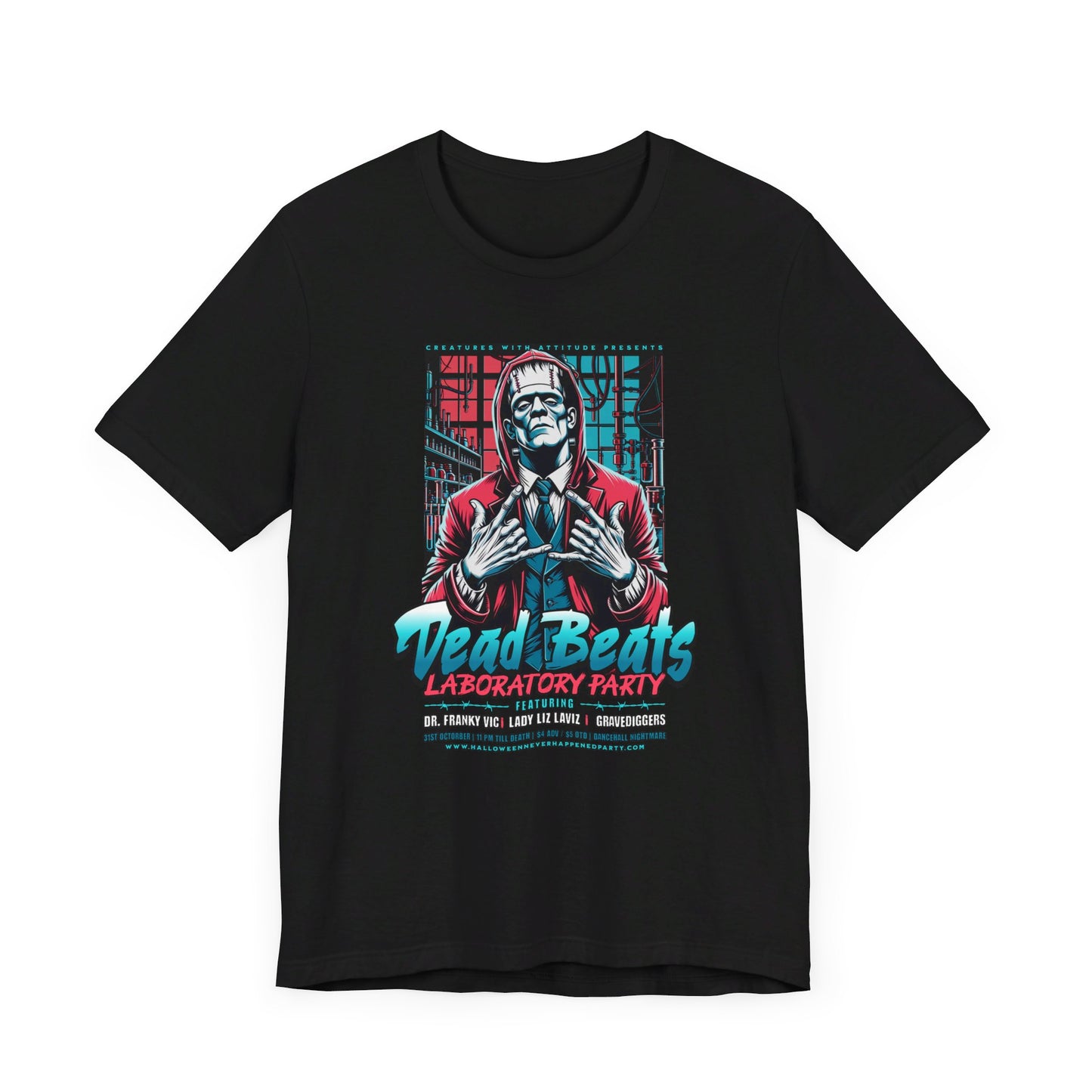 Dead Beats Frankenstein Tee